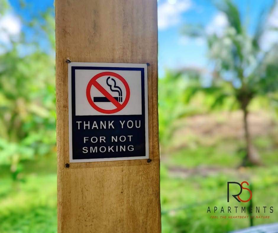 No smoking policy at Rose Apartments Anda Bohol